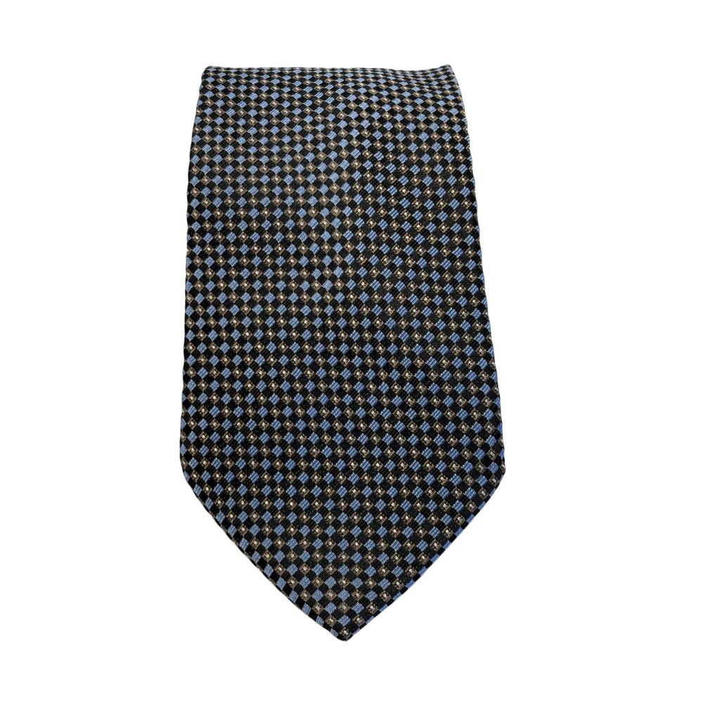 Forsyth of Canada Men's Geometric Checkered Necktie
